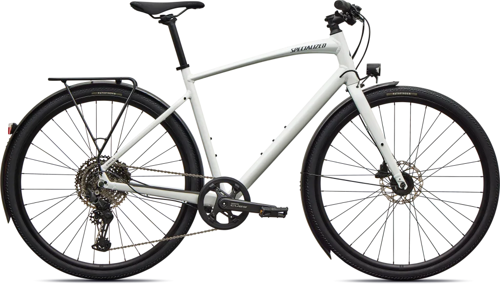 Specialized Sirrus X 3.0 EQ 2027 - Gloss Metallic White Silver / Metallic Deep