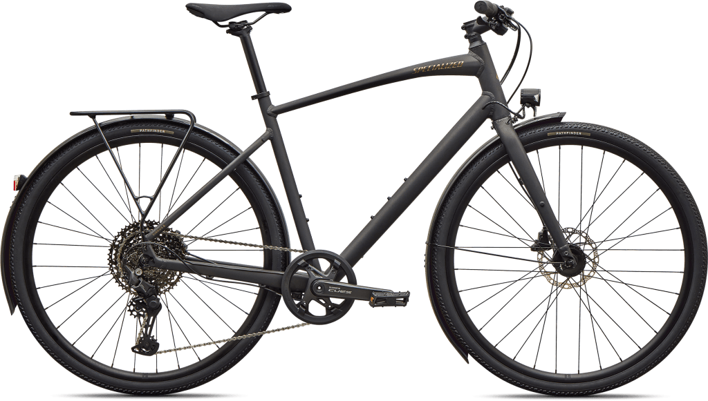 Specialized Sirrus X 3.0 EQ 2027 - Satin Metallic Obsidian / Burnt Gold