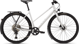Specialized Sirrus X 3.0 Step-Through EQ 2027 – Gloss Dove Grey / Metallic Pine