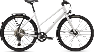 Specialized Sirrus X 3.0 Step-Through EQ 2027 – Gloss Dove Grey / Metallic Pine