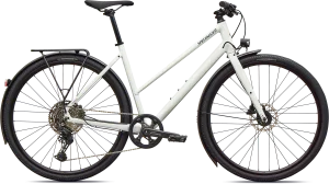 Specialized Sirrus X 3.0 Step-Through EQ 2027 – Gloss Metallic White Silver / Metallic Deep